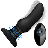 Rimmers Curved Rimming Plug With Remote, Model M, Black