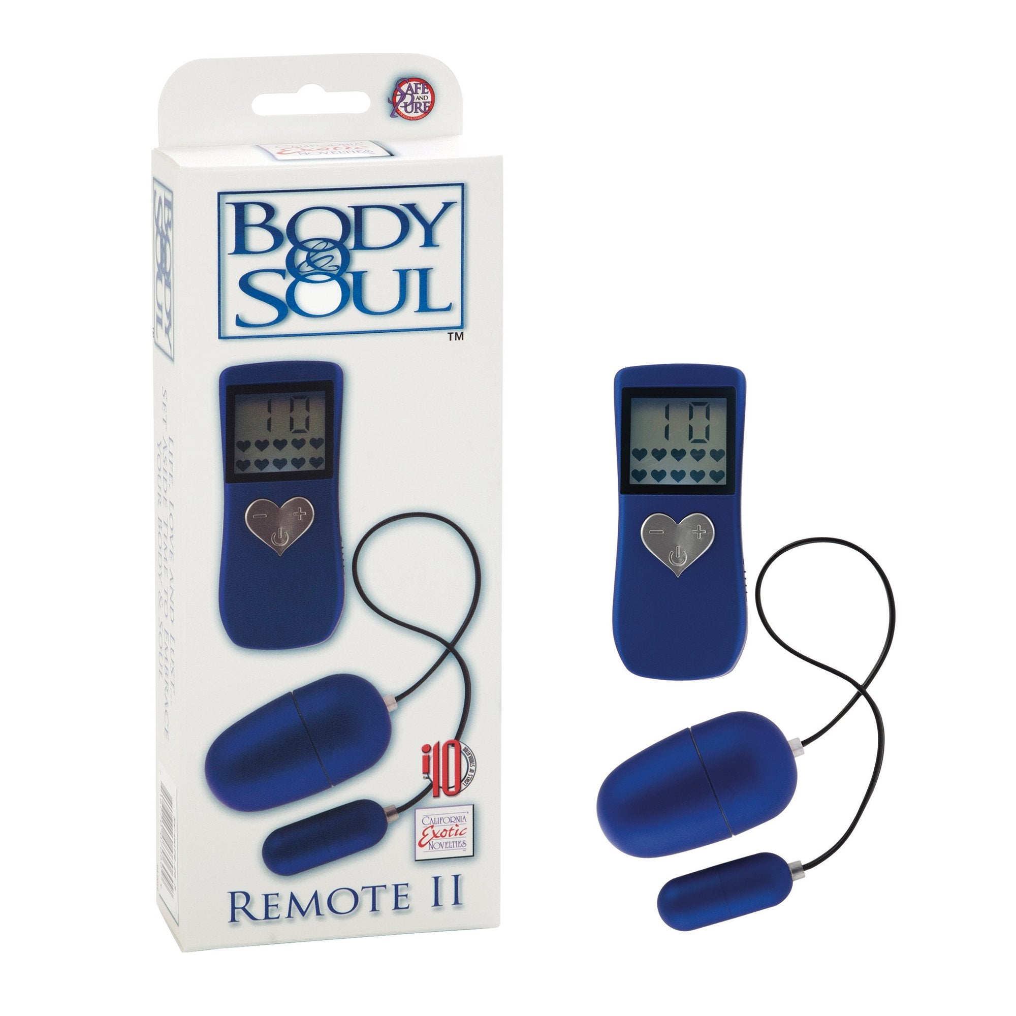 California Exotic Novelties Body & Soul Remote Ii, Blue