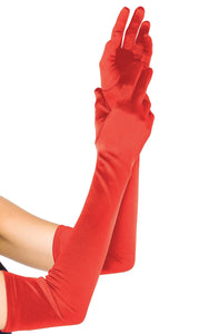 Extra Long Satin Gloves