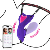 Panty Wearable Vibrator Insert Dildo Womens Sex Toys with 9 Vibrations, APP Control Adult Sex Toys for Couples Vibrater, G Spot