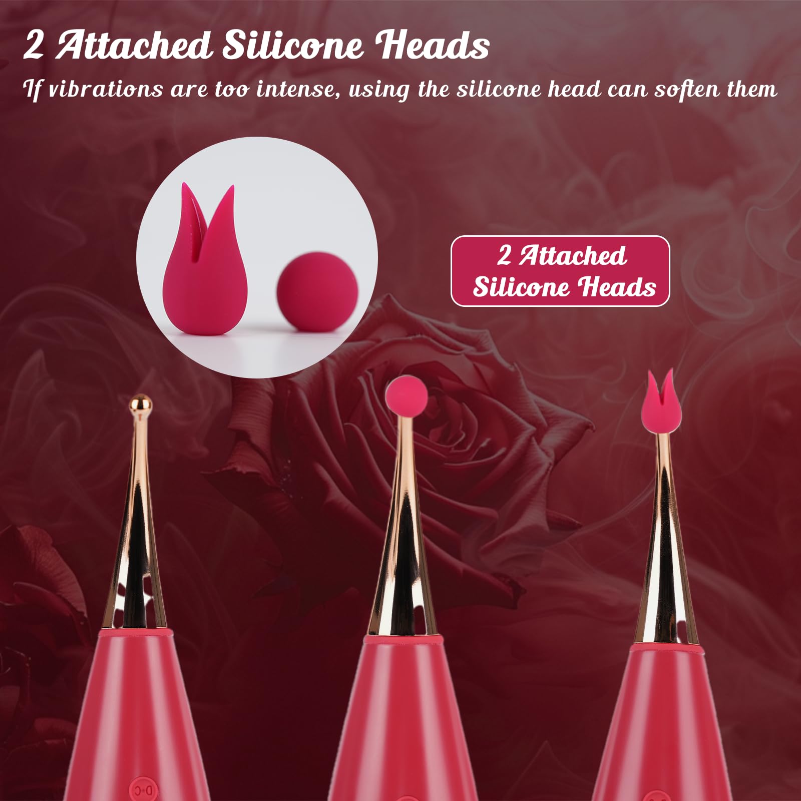 Female Adult Sex Toys - 2 in 1 Big Mouth Tongue Licking Clitoris Vibrator with High Frequency Strong Clitoral G Spot Stimulator,