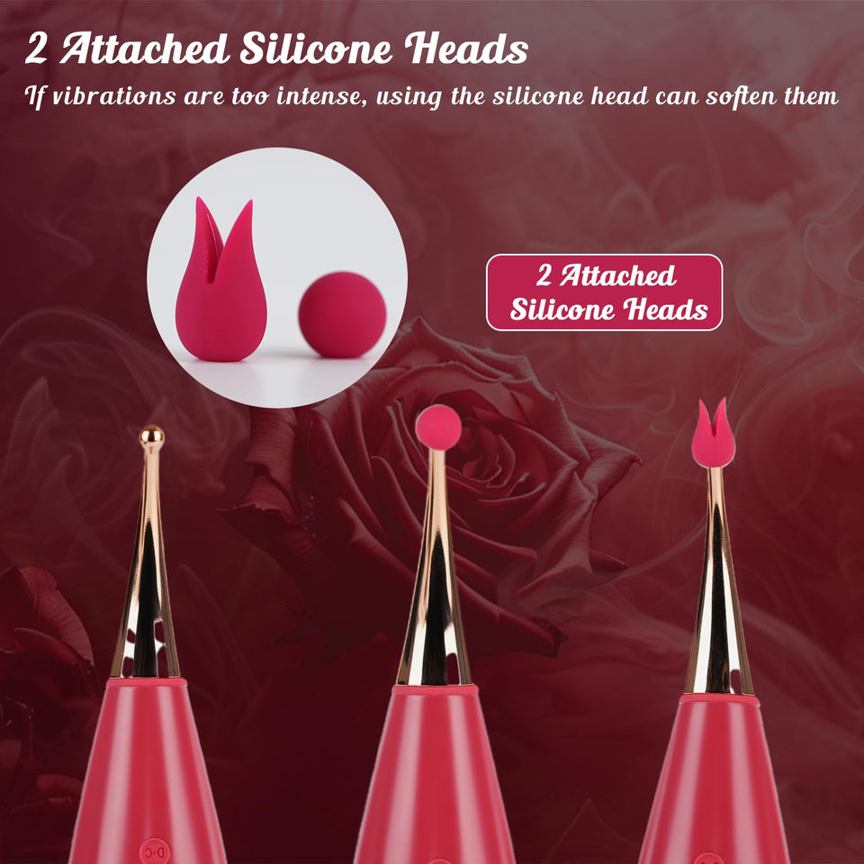 Female Adult Sex Toys - 2 in 1 Big Mouth Tongue Licking Clitoris Vibrator with High Frequency Strong Clitoral G Spot Stimulator,