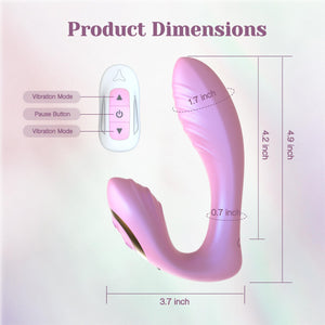 Tracy 's Dog Wearable Clitoral G Spot Vibrator, Remote Control Adult Toys for Women Couple, Flexible Vibrating Sex Toy Panty Vib