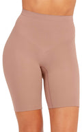 SPANX Power Shorts Body Shaper for Women - Lightweight Cotton Blend, Phenomenal, and Ultra-Breathable ShapewearCafe Au Lait MD O
