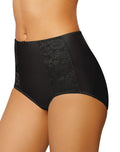 Bali womens Bali Essentials Double Support briefs underwear, Black, X-Large US