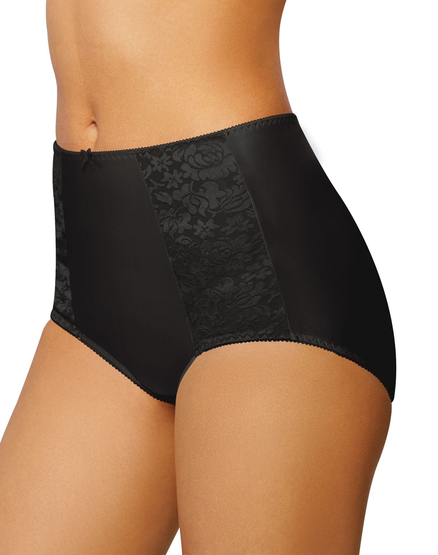 Bali womens Bali Essentials Double Support briefs underwear, Black, X-Large US