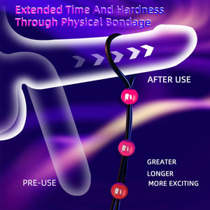 Cock Ring Adjustable Male Penis Ring Silicone 7 Different Sizes Cock Ring O Ring Male Penis Erection Extension Long Lasting Firm
