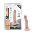 Blush Novelties Dr. Skin Silicone Poseable Dr. Lucas 5 Inch Dong Suction Cup Harness Compatible Realistic Sex Toy for Men Women 