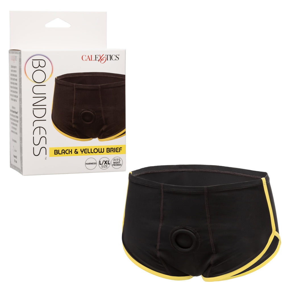 Boundless Black & Yellow Brief 2X/3X