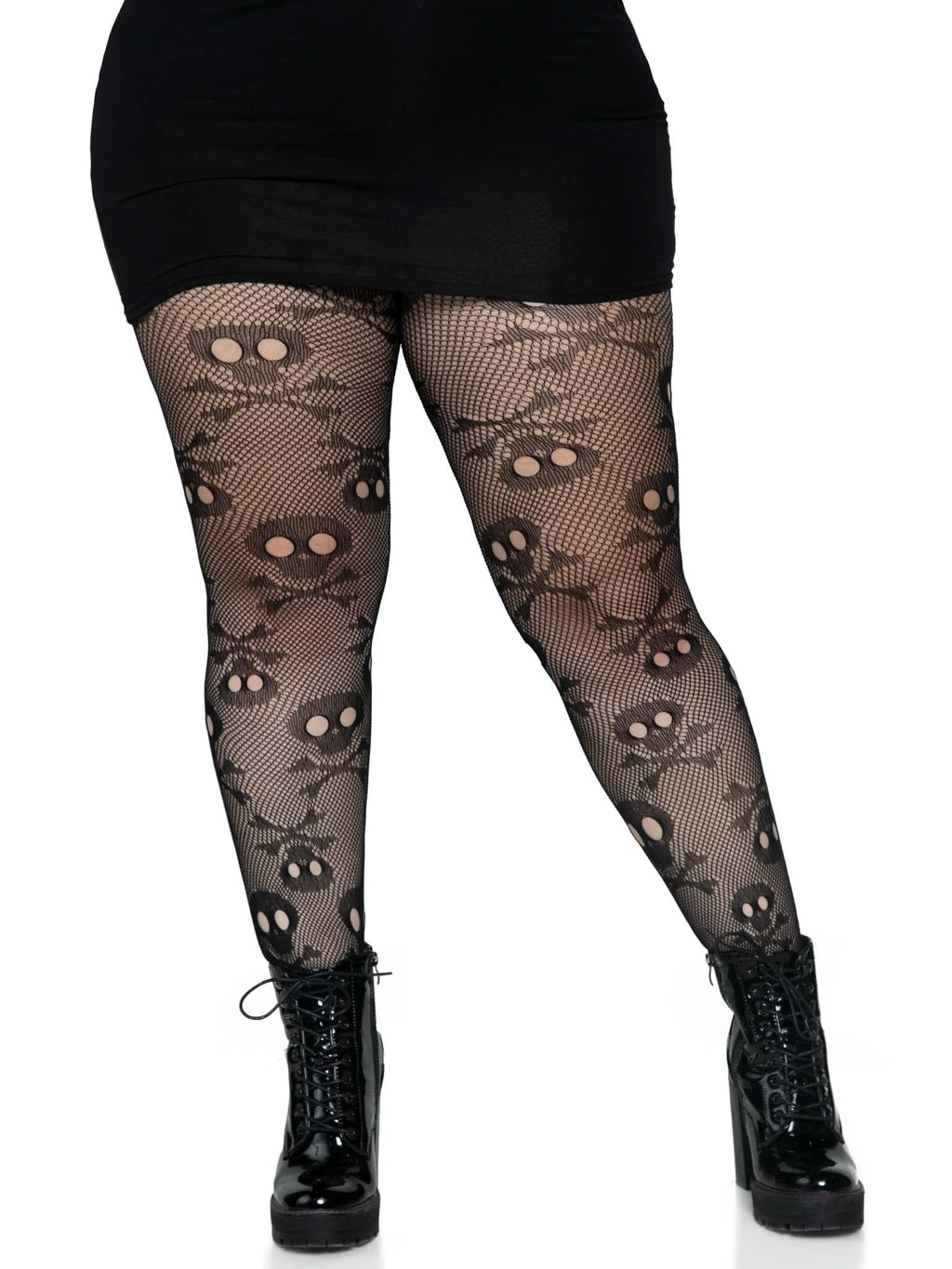 Pirate Booty Skull Net Tights.