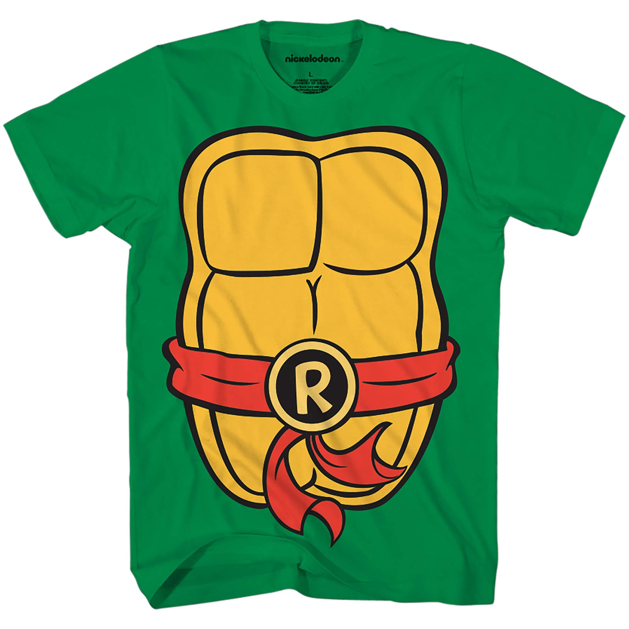 Teenage Mutant Ninja Turtles TMNT Mens Costume T-Shirt(Raphael,X-Large)