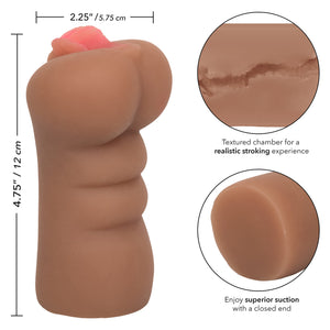 Calexotics Cheap Thrills Naughty Nurse - Travel Sized Male Masturbator - Silicone Masturbation Sleeve - 5 Inch Adult Male Sex To