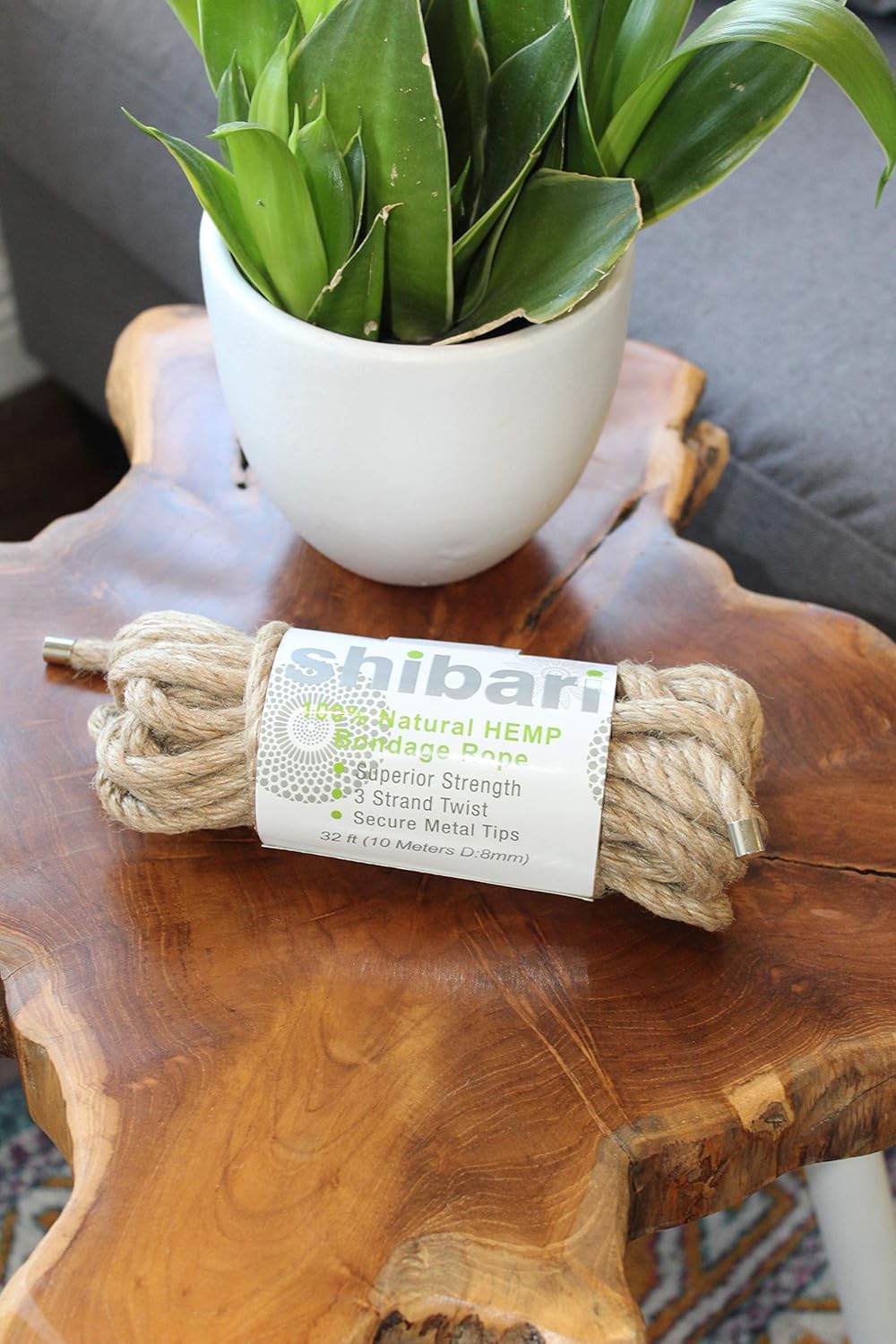 Shibari 100% Natural Hemp Bondage Rope 10 Meters