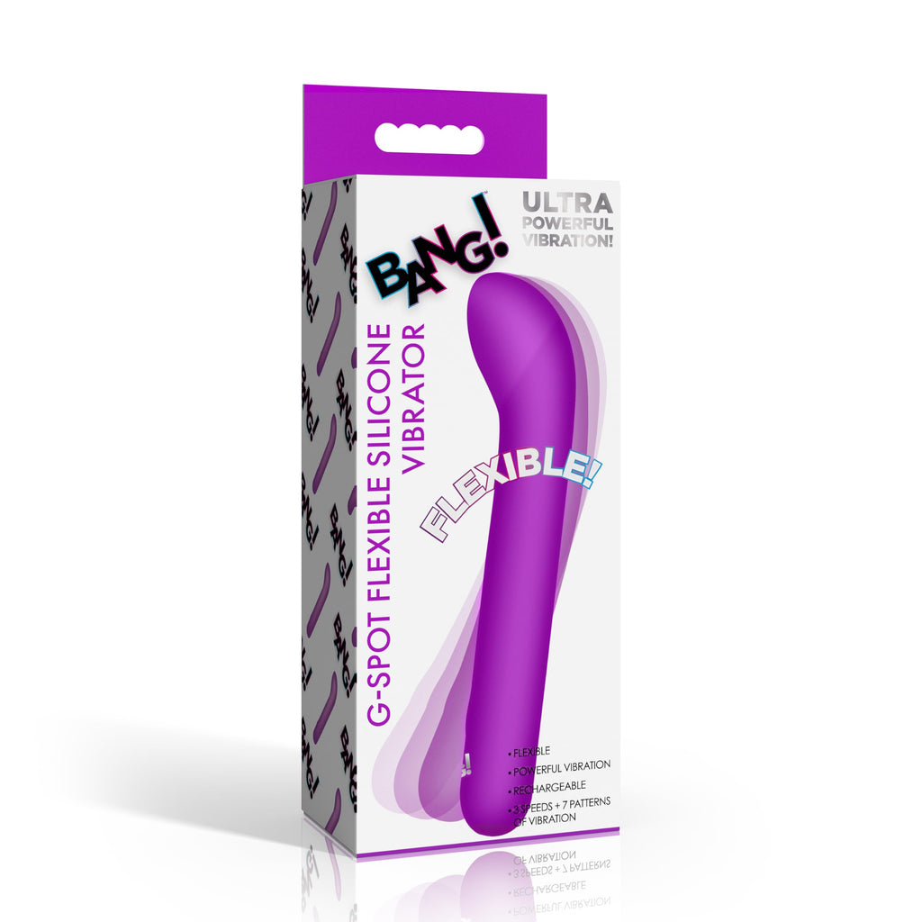 BANG! G-Spot Flexible Sili Vibrator Purp