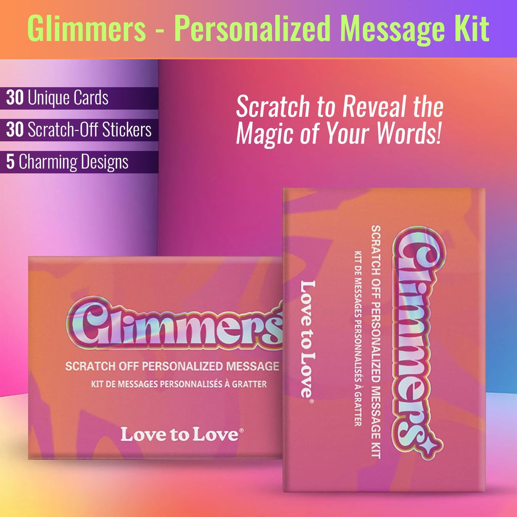 Love To Love Glimmers Scratch Mssg Kit