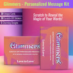 Love To Love Glimmers Scratch Mssg Kit
