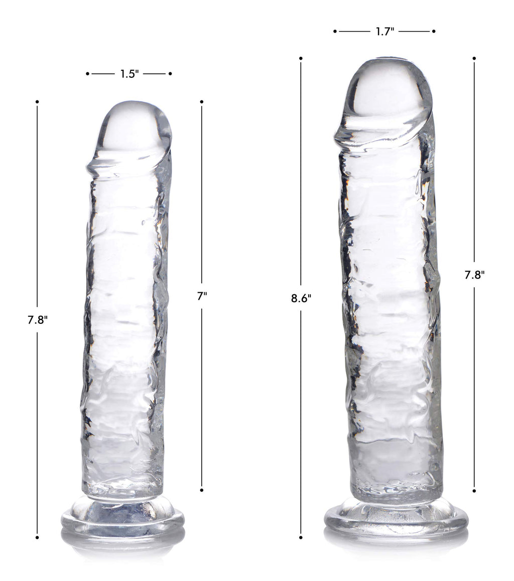 Jock C-Thru 8In Clear Dildo Tpe