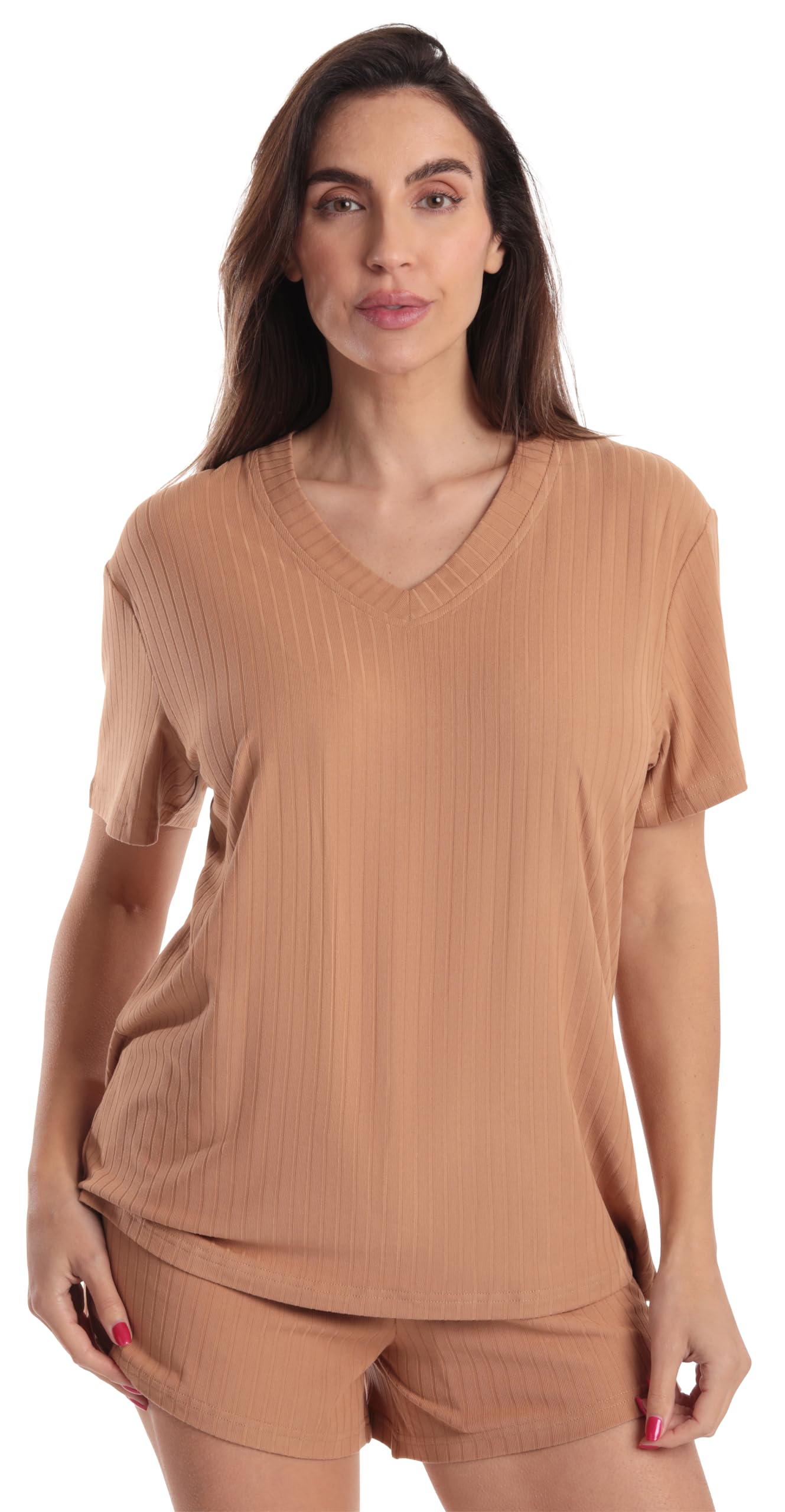 Just Love Womens Pajama Set 7032-CML-S-SIOC