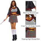 Leg Avenue 3 PC Spellbinding School Girl, Multicolor Color
