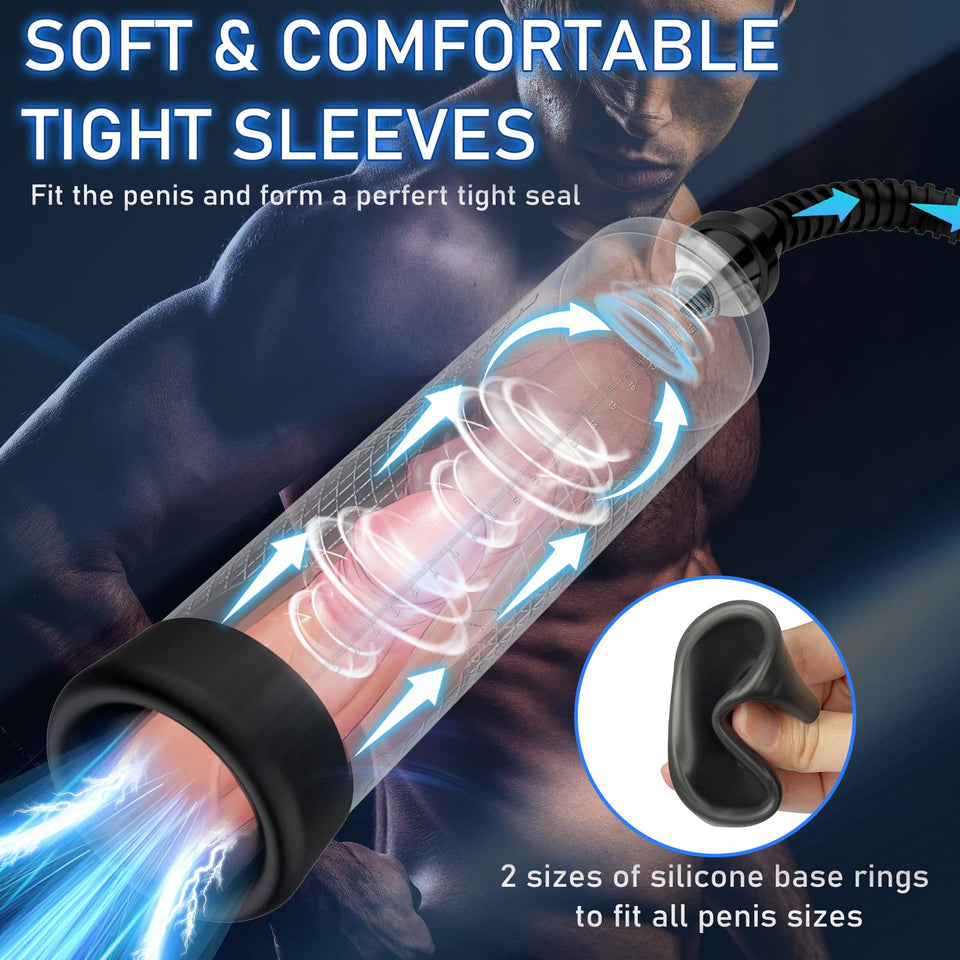 Vacuum Penis Pump Male Sex Toys for Men Manual Penis - Pumps & Enlargers, Yeqiz Penis Enlargement for Men Stronger Bigger Erecti