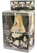 Taylor Wane Double Delight Strap-On With Vibrating Dong Dildo