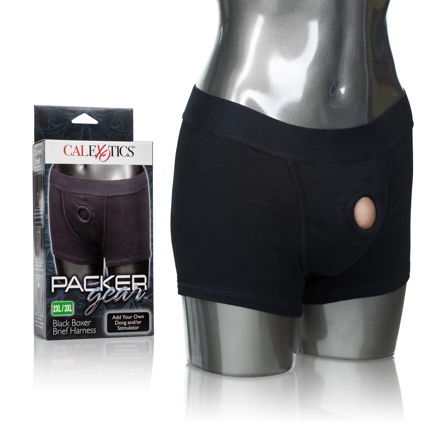 Calexotics Se-1576-25-3 Packer Gear Boxer Brief Harness - 2Xl/3Xl