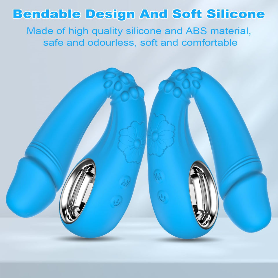 G Spot Vibrator Dildos Adult Sex Toys - Dildo for Woman with 10 Modes Powerful Vibrating & Click Super Mode, IRKEAC Clitoral Sti