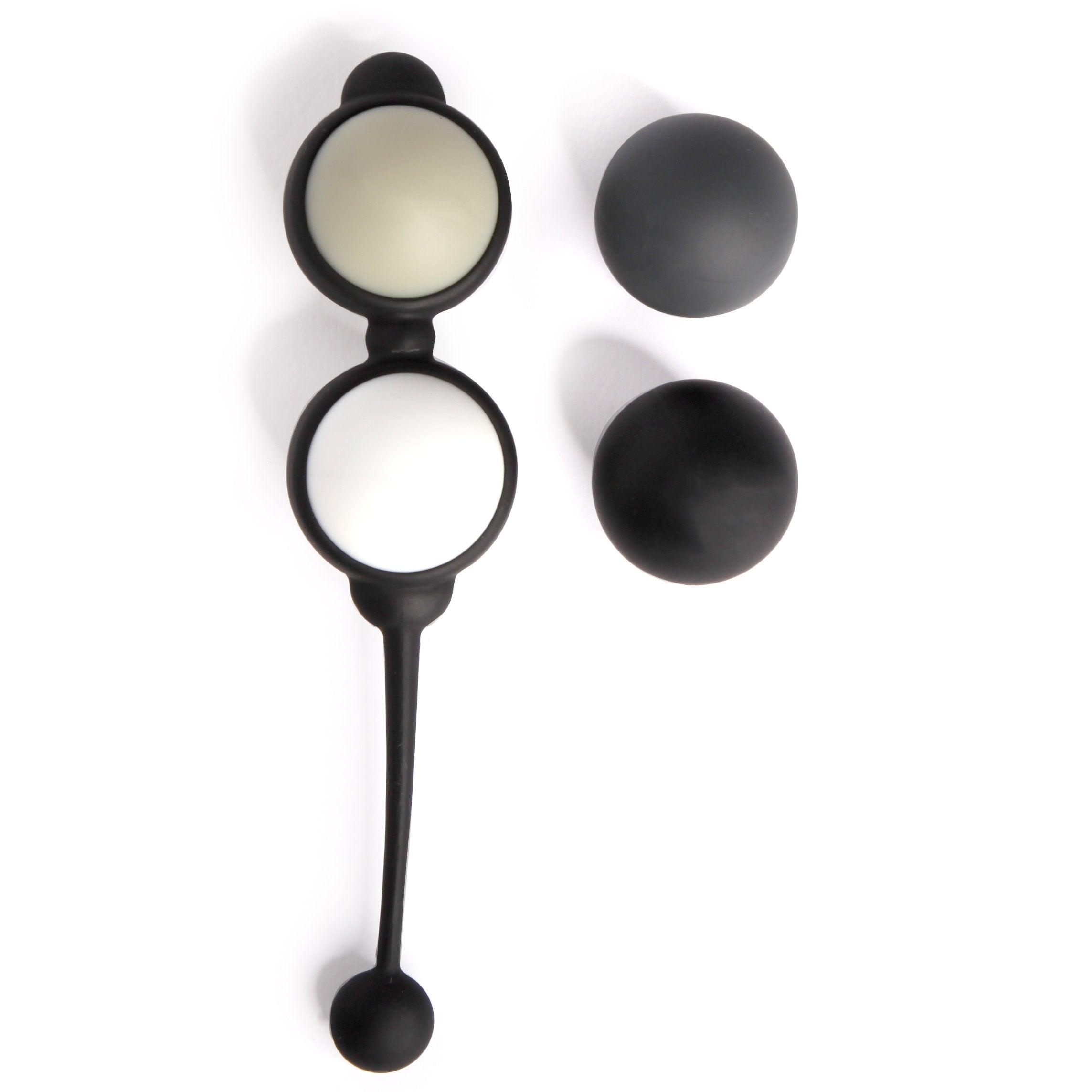Fifty Shades Of Grey Beyond Aroused Kegel Balls Set In Black - 4 Piece - 15G, 25G, 35G And 55G
