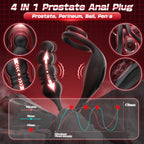 Thrusting Prostate Massager Sex Toys for Men Anal Plug - Prostate Vibrator Adult Toys Anal Toys Vibrating Butt Plug with App Rem