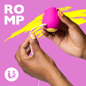 ROMP Rose Vibrator for Women | Clit Sucker Adult Toys | Vibrating Adult Sex Toy | Clitoral Stimulator for Woman with 6 Vibration