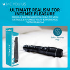 Me You Us Titan Realistic Vibrator Black
