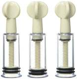 Size Matters Twist Up Nipple And Clitoris Suction Devices Transparent 3 Count (Pack Of 1) (Ac914)