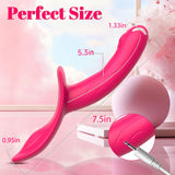 G Spot Vibrator Strap On Dildo, Adjustable Harness Dildos with 7 Vibration Modes, Remote Control Vibrators Panty Clitoral Double