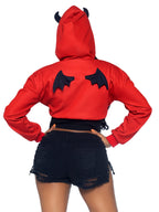 Devil Cropped Hoodie.