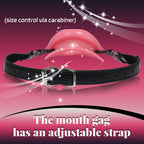 Open Mouth Gag Silicone O-Ring Gags Ball BDSM Bondage Sex Toys Adjustable Head Harness Ballgag Muzzles Restraints Adult Slave Fe
