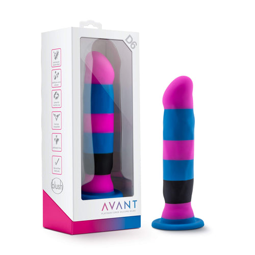 (D) Avant D6 Electra Multi Col Dildo