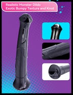 Faak Realistic Horse Dildo 17Inch Huge Thick Animal Dildo Anal Plug For Man Adult Toys For Women And Men Couples (Black)