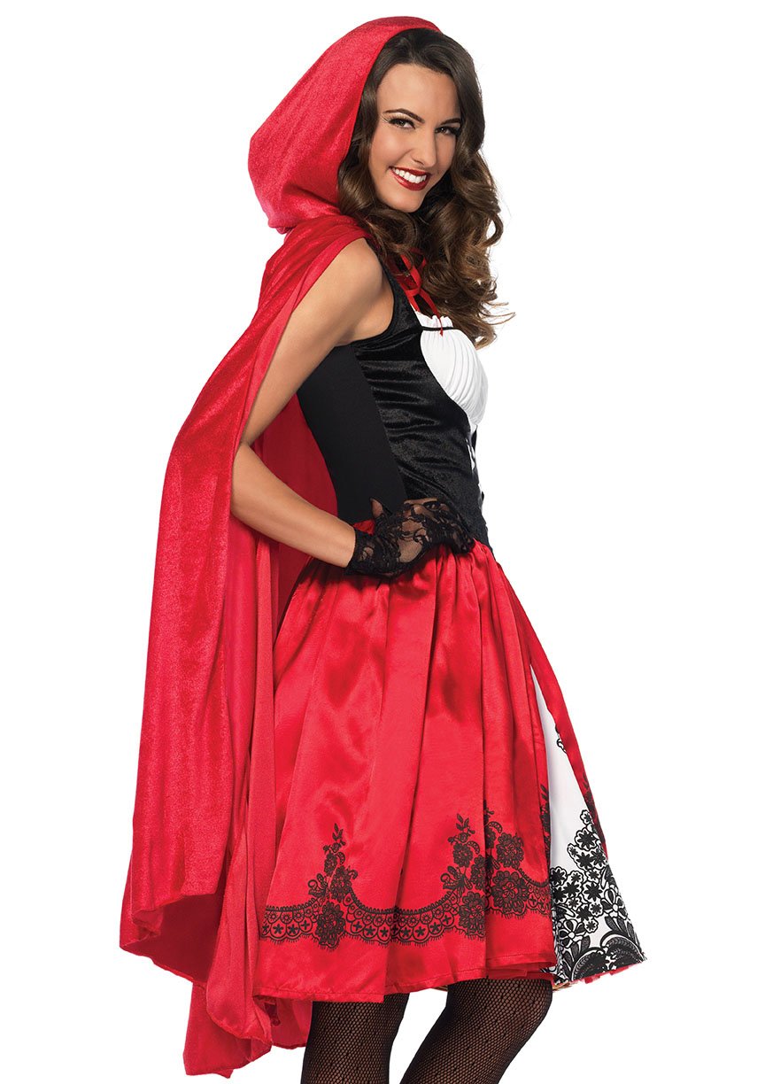 2Pc.Classic Red Riding Hood,Te
