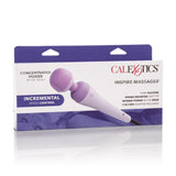 Calexotics Inspire Massager - Silicone Body Wand Vibrator For Couples - Adult Sex Personal Massager - Purple
