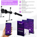 Hismith Mini, Sex Machine with KlicLok System, APP Controlled Thrusting Dildo Machine with Remote Control, Black