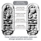 Tenga Flip 0 (Zero) Men Masturbation Device, Reusable Pleasure Toy Cup Massager And Personal Masturbation Toy, Tfz-002 Black