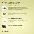 Earthly Body Miracle Oil Shampoo 16Oz Tea Tree