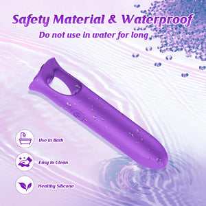 DFEUSY Mini Bullet Vibrator - App Long Distance Vibrator Sex Toys, G Spot Lipstick Vibrator with 9 Vibration Modes, Discreet Fem