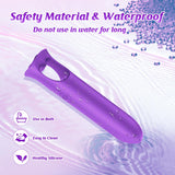 DFEUSY Mini Bullet Vibrator - App Long Distance Vibrator Sex Toys, G Spot Lipstick Vibrator with 9 Vibration Modes, Discreet Fem