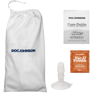 Doc Johnson Signature Cocks  Jj Knight  85 Ultraskyn Cock With Removable Vaculock Suction Cup Vanilla