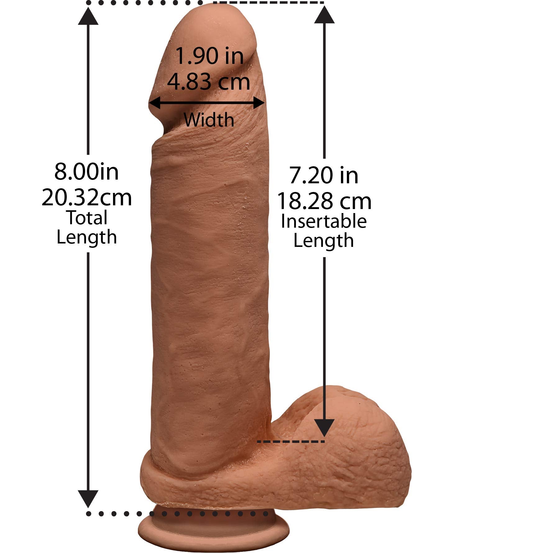 The D The Perfect D 8 Inch Caramel