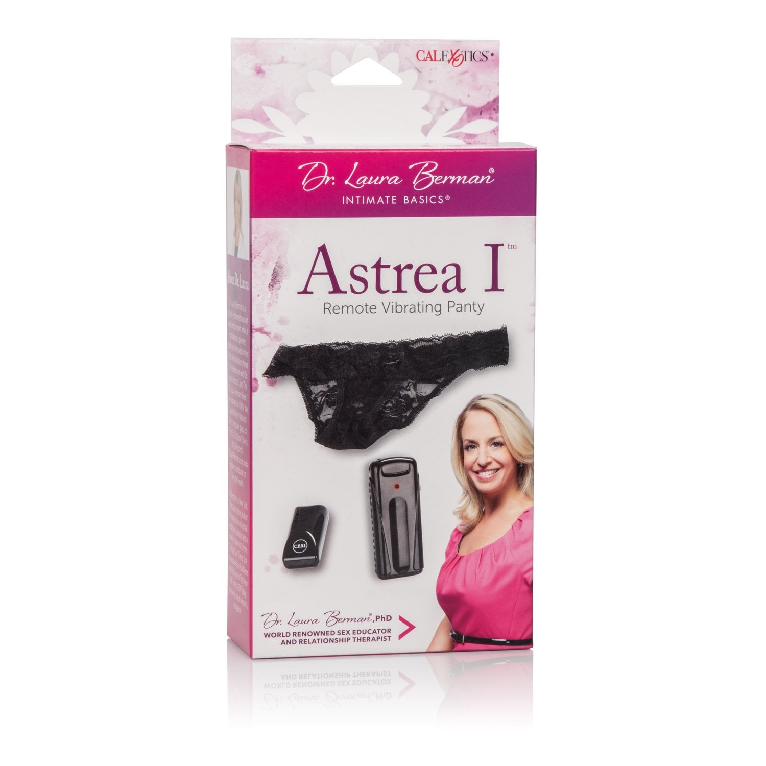 Dr Laura Berman Intimate Basics Astrea I Remote Vibrating Panty - Wireless Control Pleasure Panty Vibrator - Pocket Adult Toys F