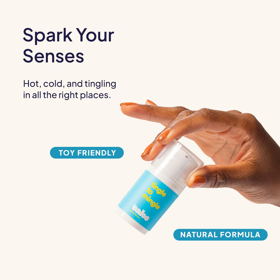 Hello Cake Tingle to Mingle, Tingling, Stimulating, Arousal Serum for Women - Made with Natural Extracts, Warming and Cooling Se