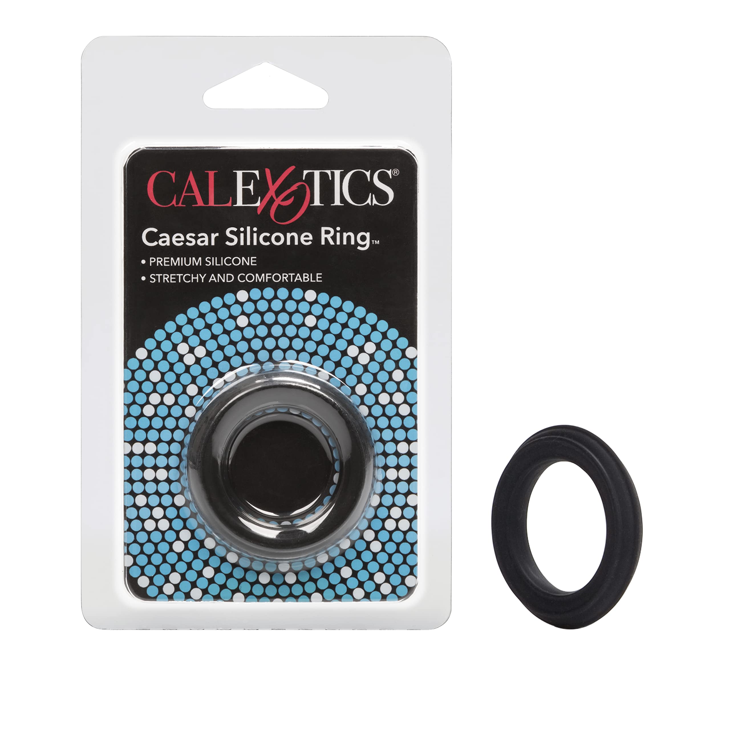 California Exotic Novelties Adonis Silicone Rings Caesar, Black