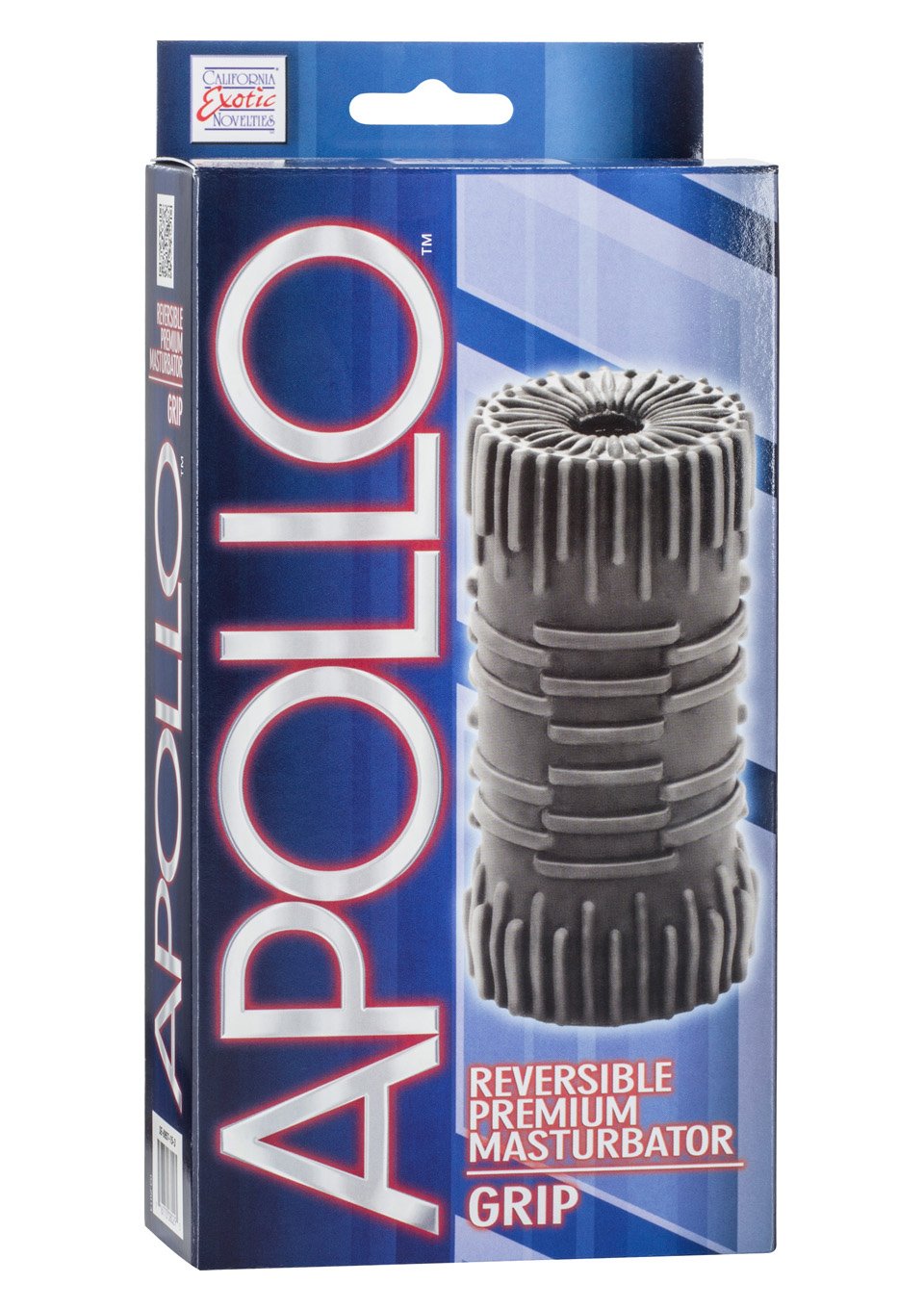 California Exotics Apollo Reversible Masturbator Grip, Grey